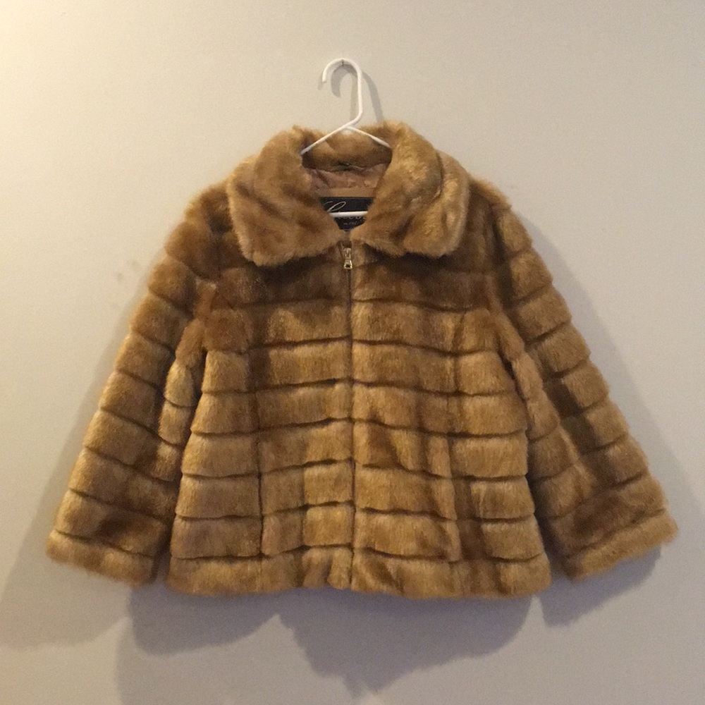 GEUSS faux fur jacket (authentic)